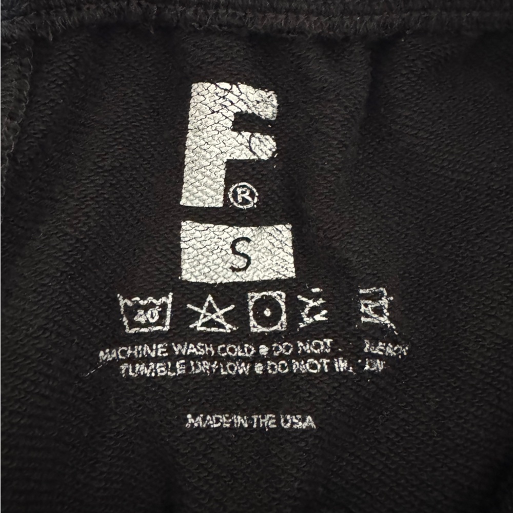 Fresh Love Black Joggers with White Graphic Logo - Picture 4 of 5